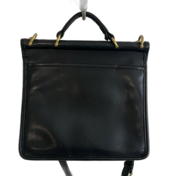 Vintage Coach Willis Bag 9927 Black Leather Handbag crossbody Made in USA - Picture 5 of 10
